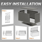 Outdoor Storage Box Waterproof, 280 Gallon Deck Box - Image 6