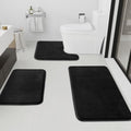 HUXMEYSON Bathroom Rugs Sets 3 Piece, Non-Slip & Quick Dry Bath Mat Set by HUXMEYSON