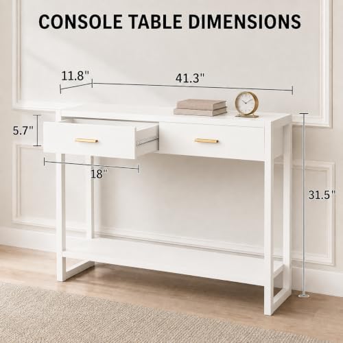 41.3" Modern Entryway Console Table - Image 2