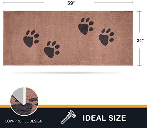 PURRUGS Hallway Runner Rug, Light Brown - Image 2