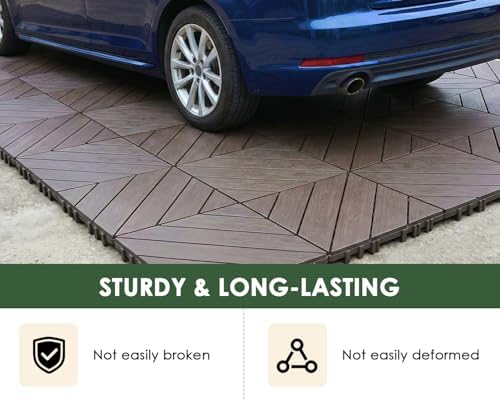 432 PCS Plastic Interlocking Deck Patio Tiles - Image 4