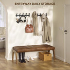 Optish 2 Pack Coat Rack Wall Mount, Heavy Duty Coat Hooks - Image 2
