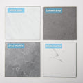 Art3d Marble Textured Interlocking Vinyl Floor Tiles, 4 Color Samples by Art3d