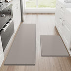 StepRite Kitchen Mats for Floor, 2-Piece Anti-Fatigue Kitchen Rugs by Bringcushiontoyourlife