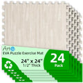 Art3d 24-Pack 24"x24" EVA Interlocking Exercise Mats, 96 Sq.Ft by Art3d