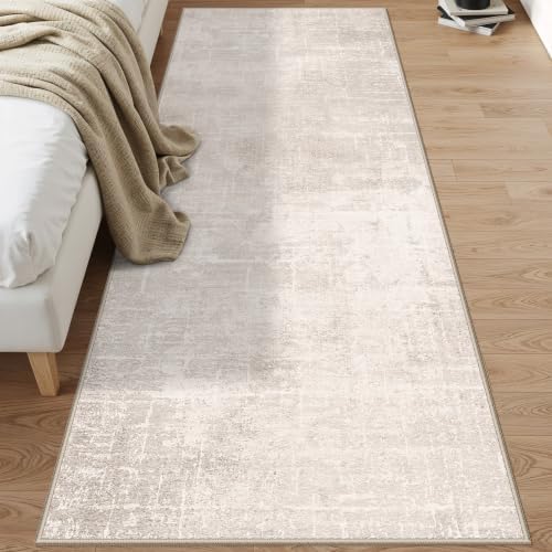 Hallway 3x8 Washable Runner Rug: Abstract Stain Resistant Entryway Kitchen Area - Image 2