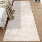 Hallway 3x8 Washable Runner Rug: Abstract Stain Resistant Entryway Kitchen Area - Image 2