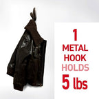 Command Medium Bronze Forever Classic Hooks, 2 Hooks, 4 Strips - Image 3