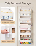 ULG 2 Pack 5-tier Over the Door Organizer Beige - Image 4