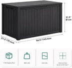 YITAHOME 240 Gallon Extra Large Outdoor Storage Deck Box - Image 5