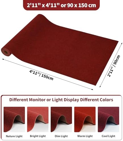 jxgzyy 2'11" x 4'11" Red Entry Rug - Image 2