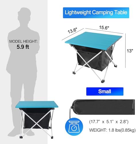 Grope Ultralight Aluminum Camping&Beach Table - Image 2