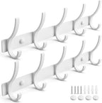 Coat Rack Wall Mounted, 5 Coat Hooks by ZGELIN