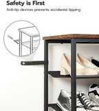 HOOBRO Shoe Rack, 5 Tier Shoe Storage Organizer - Image 6