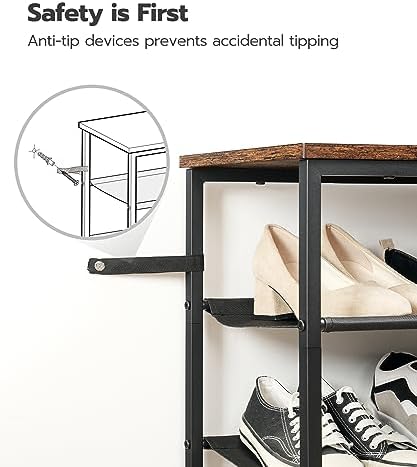 HOOBRO Shoe Rack, 5 Tier Shoe Storage Organizer - Image 6