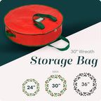 Handy Laundry Christmas Wreath Storage Bag - Image 2