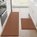 StepRite Kitchen Mats for Floor, Terracotta Brown by Bringcushiontoyourlife