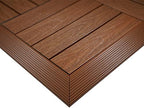 1/6 ft. x 1 ft. Quick Deck Composite Deck Tile Outside Corner Fascia in by NewTechWood