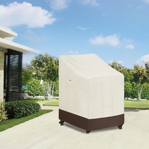 Easy-Going Outdoor Stackable Chair Cover, 2 Pack-28Wx36Dx47H inch - Image 2