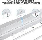 Foldable Wall Mounted Drying Rack, 31.5" Clothes Drying Rack - Image 3