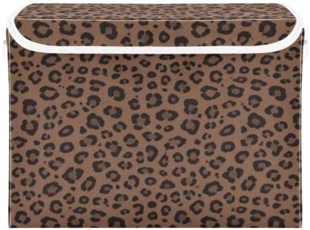 Bolaz Leopard Print Animal Pattern Storage Bins - Image 2