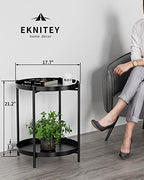 EKNITEY 2 Tier End Table - Image 3