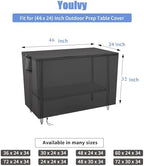 Outdoor Prep Table Cover for Rolling Dining Table - Image 3