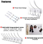 Dseap Coat Rack Wall Mount - Image 7