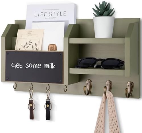 Lwenki Mail and Key Holder – Wall Mount Key Hanger by Lwenki