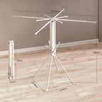 Foldable 4-Legged Clothes Drying Rack, Extra Stable Heavy Duty Laundry Drying - Image 2