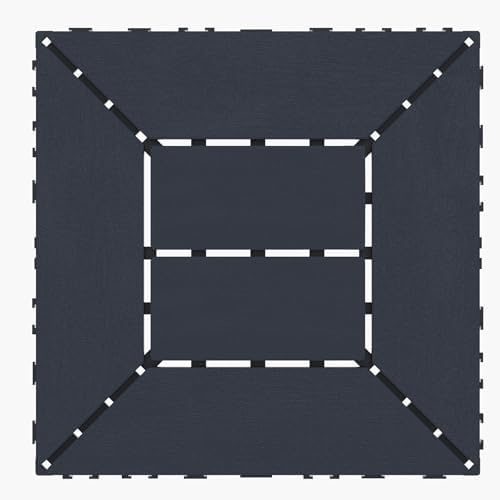Ball & Cast Plastic Interlocking Deck Tiles, Non-Slip Drainage Holes - Image 3