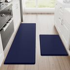 StepRite Kitchen Mats for Floor, 2-Piece Anti-Fatigue Kitchen Rugs by Bringcushiontoyourlife