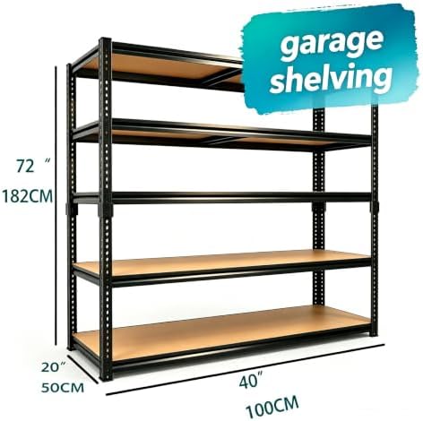 5-Tier Garage Storage Shelving - Image 3