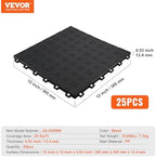 VEVOR Garage Floor Tiles 12 x 12 x 0.53 inch, Interlocking Design Ease of - Image 7
