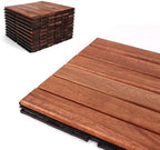 Acacia Deck Tiles Interlocking Outdoor Flooring - Image 2