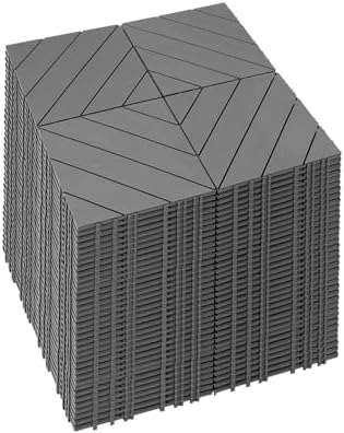 144 PCS Plastic Interlocking Deck Patio Tiles by Mapleyard