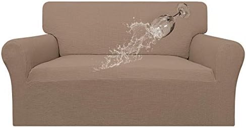 Easy-Going 100% Waterproof Loveseat Couch Cover Stretch Jacquard Sofa Cover by Easy-Going