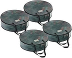 VENO 4 Pack Summer Wreath Storage Container, 36 Inch Clear Wreath Bag, by Veno