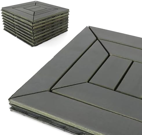 Acacia Deck Tiles Interlocking Outdoor Flooring by 3rdStreetInn