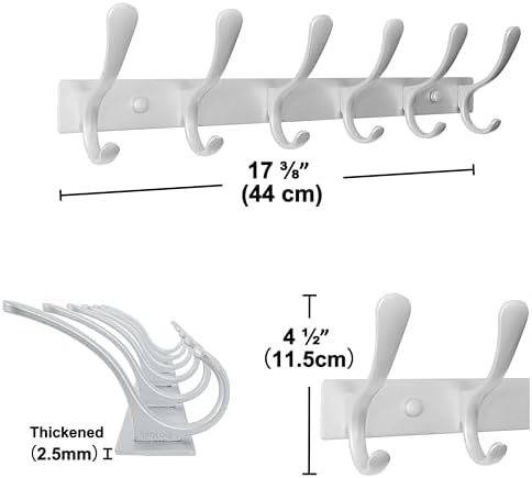 SKOLOO Coat Rack Wall Mounted - Image 5