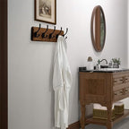 Dseap Wall Mounted Coat Rack: Patented, Heavy-Duty, 17.4" Long 5-Double-Hooks - Image 7