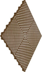 Swisstrax Ribtrax Smooth PRO Garage Tiles, Chocolate Brown - Image 2