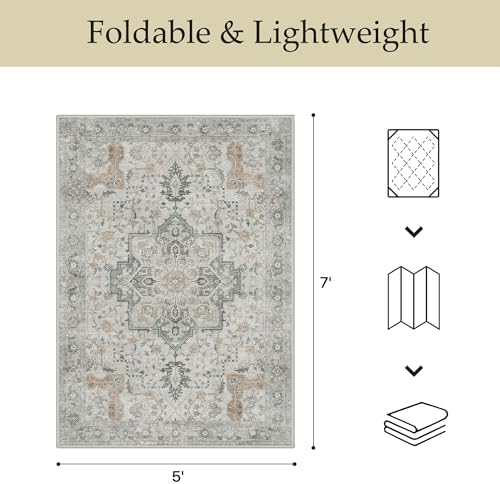 GENIMO Indoor Outdoor Rug, Washable - Image 2