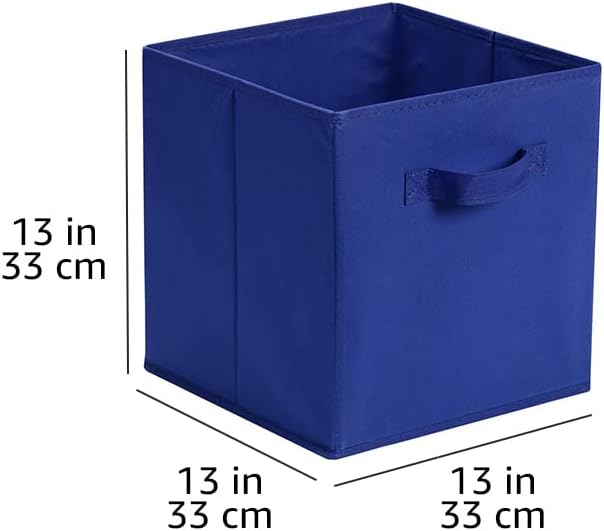 Amazon Basics Collapsible Fabric Storage Bins, Cube Organizer - Image 4