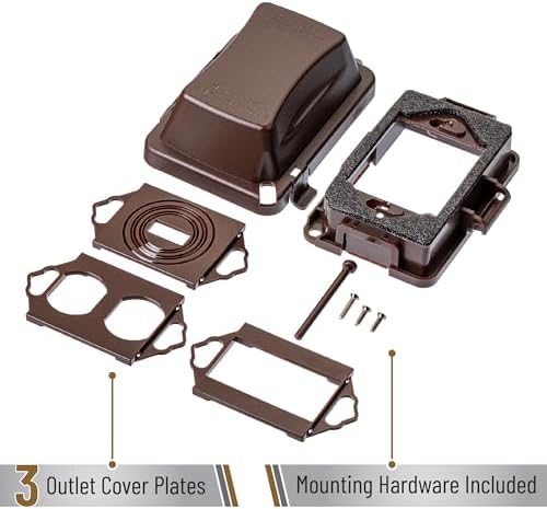 Bates- Weatherproof Electrical Outlet Cover, Outdoor Plug Cover, Outlet Cover - Image 5
