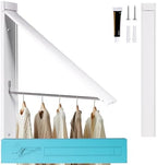 Ithywat Retractable Clothes Drying Rack, Space Saver Wall Mounted Folding Hanger by RimiWorld