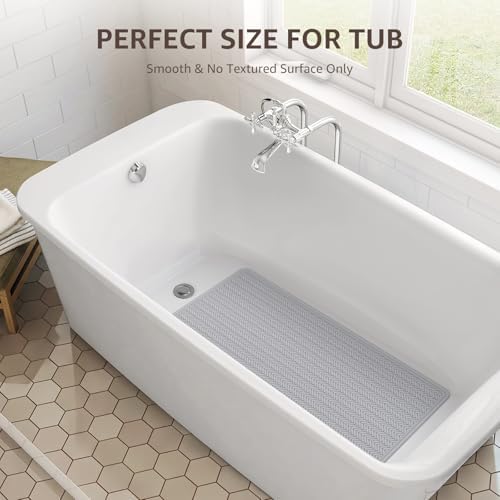 OTHWAY Bathtub Mat Non Slip, Extra Long Rubber Bath Mat - Image 5