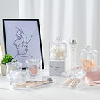 SheeChung Acrylic Vanity Tray, 2 Pack, 9.65 in x 4.5 in x 0.79 in, Catchall Tray - Image 4