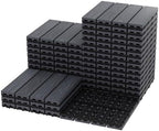 Garvee 27Pack 12" x 12" Interlocking Composite Deck Tiles, Waterproof Composite by Garvee