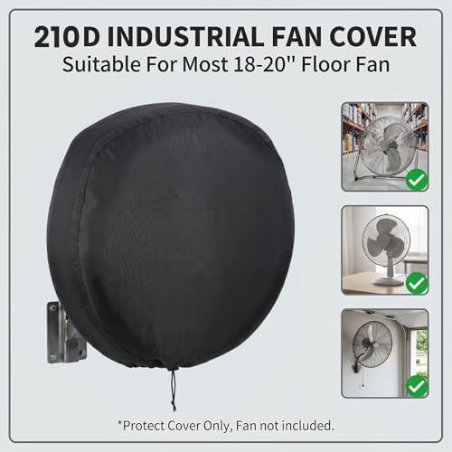 210D Oxford Heavy Duty Outdoor Fan Cover, Anti-UV Outdoor - Image 4